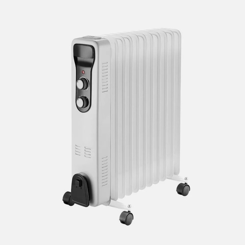 Radiador aceite brasilia 2500w blanco/negro