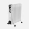 Radiador aceite brasilia 2500w blanco/negro