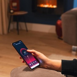 Chimenea elÈctrica ReadyWarm 2250 Curved Flames Connected