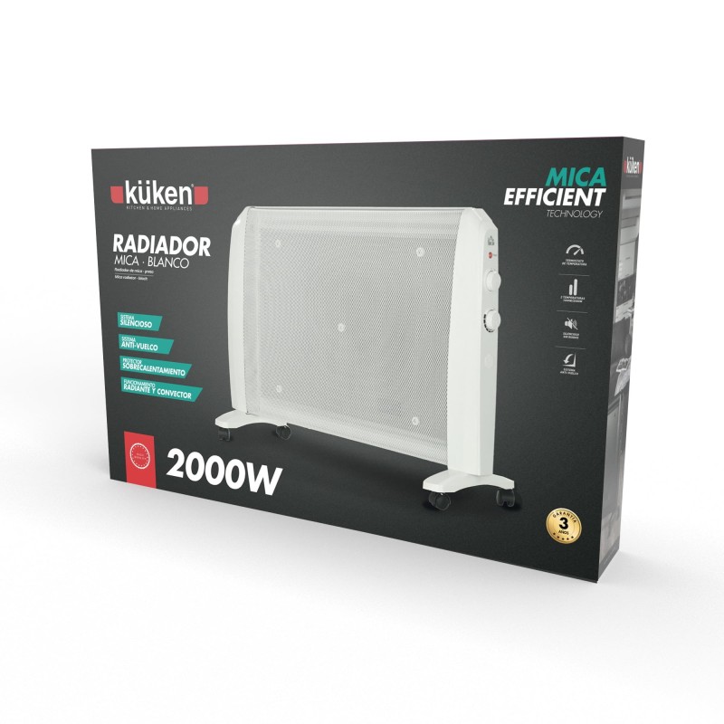 RADIADOR MICA BLANCO 2000W