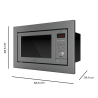 Microondas Encastrable Grandheat 2500 Built-In Steel