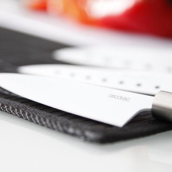 Cuchillos set 4 Santoku con recubrimiento cerámico