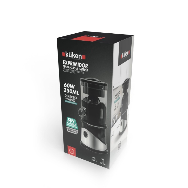 EXPRIMIDOR NARANJAS KUKEN 60W. BATERIA