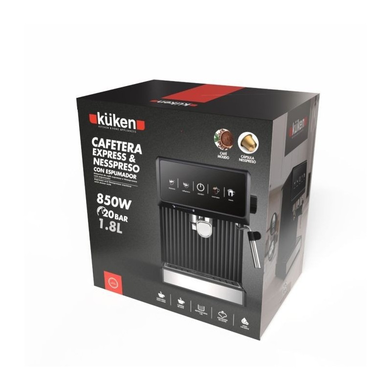 CAFETERA EXP/NESP 20 BAR DIGITAL 1.8 L.