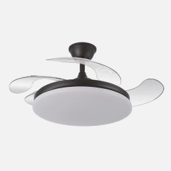 VENTILADOR DE TECHO TRIDENTE 59W NEGRO