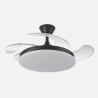 VENTILADOR DE TECHO TRIDENTE 59W NEGRO