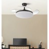 VENTILADOR DE TECHO TRIDENTE 59W NEGRO