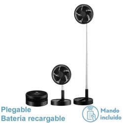 VENTILADOR PORTATIL GALAN NEGRO 10W