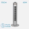 VENTILADOR DE TORRE ORBIGO PLATA 45W