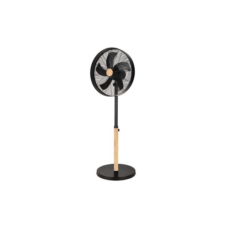 VENTILADOR DE PIE FALCON NEGRO/HAYA 50W