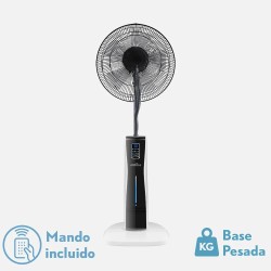 VENTILADOR DE PIE CORVO BLAN/NEGRO 75W