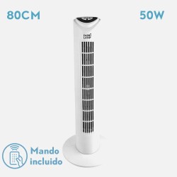 VENTILADOR DE TORRE TUKA BLANCO 50W