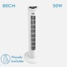 VENTILADOR DE TORRE TUKA BLANCO 50W