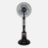 VENTILADOR DE PIE TROMBA NEGRO 80W NEBULIZADOR