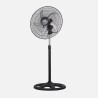 VENTILADOR DE PIE REFORZADO NEGRO 75W
