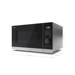 SHARP MICROONDAS GRILL 23L SILVER