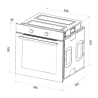 Bolero Hexa C126001 Glass Black A