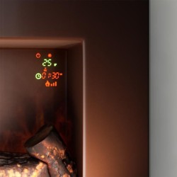 Chimenea electrica decorativa de pared Ready Warm 2200 Curved Flames