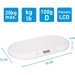 Bascula de bebe digital