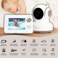 Vigilabebes con camara 360º