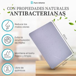 Alfombra de baño diatómita