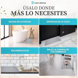Alfombra de baño diatómita