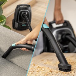 Aspirador con bolsa y cable