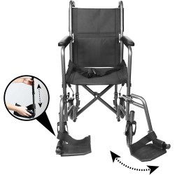 PEPE Mobility Silla de Ruedas Plegable Ligera