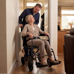 PEPE Mobility Silla de Ruedas Plegable Ligera