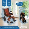 SILLA DE RUEDAS MOBICLINIC NARANJA