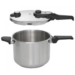 Olla Rápida a Presión Acero Inoxidable JATA 10 l.