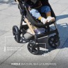 Carrito 3 en 1 kinderkraft moov 2 gris