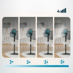 Ventilador de pie EnergySilence 520 Power Black