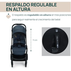 Silla de paseo azul