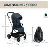 Silla de paseo azul