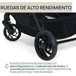 Silla de paseo azul