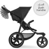 Silla de paseo negra 3 ruedas