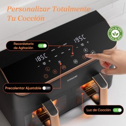 Cosori Grande Freidora de Aire-True Metal-8,5 Litros