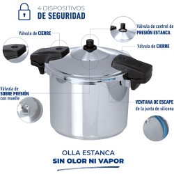 Jata OSR6 - Olla a Presión Super Rápida 6 litros