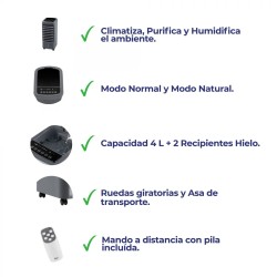 CLIMATIZADOR DE AIRE EVAPORATIVO, JVAC2002